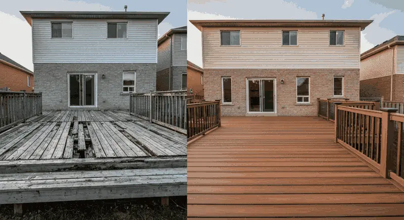 Professional deck building team Guelph