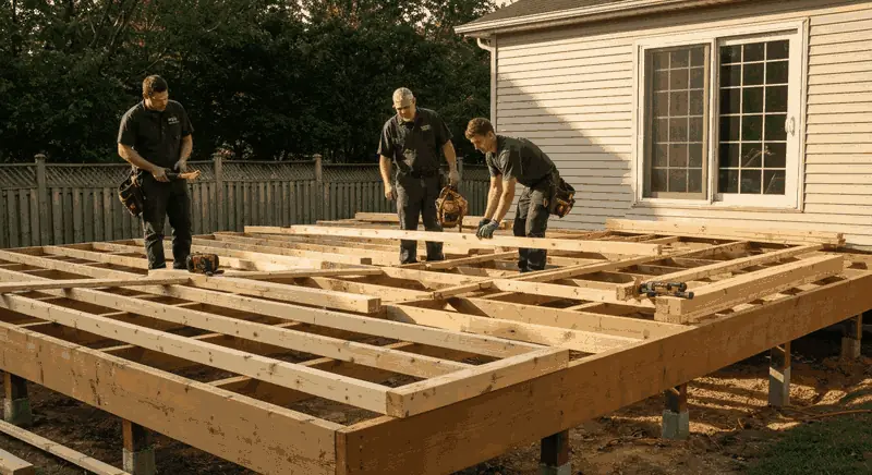 Deck Building work Guelph Ontario